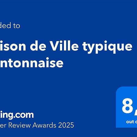 Maison De Ville Typique Mentonnaise Экстерьер фото