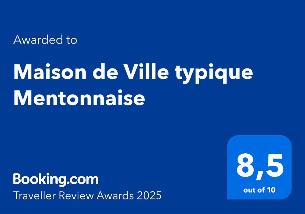 Maison De Ville Typique Mentonnaise Экстерьер фото